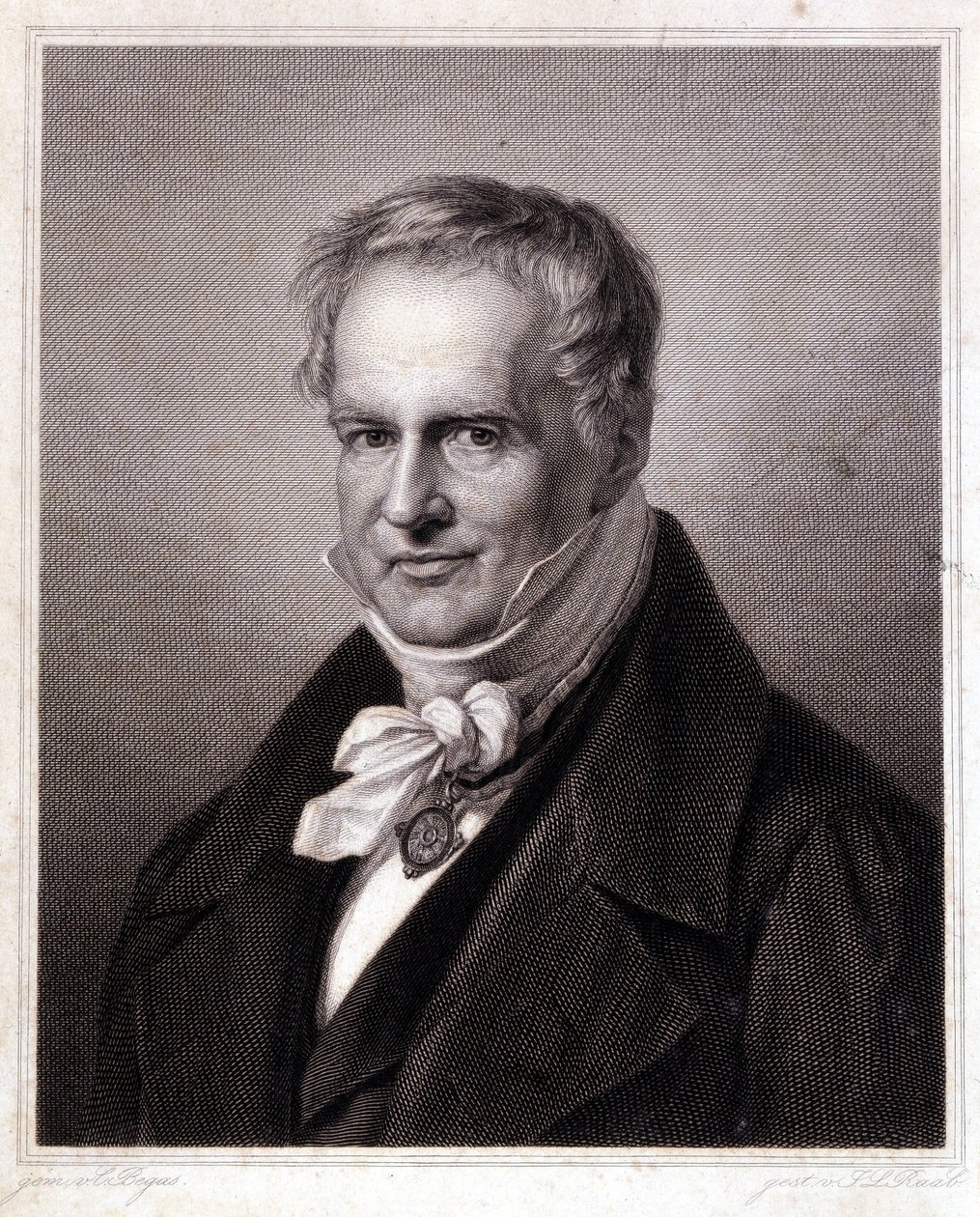 Retrato de Alexander Von Humboldt (Alexandre de Humboldt de Unknown artist