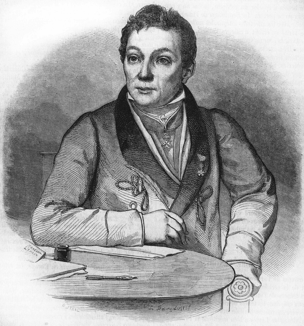 Retrato de Alexandre Lenoir. Arqueólogo francês (1761 a 1839). de Unknown artist