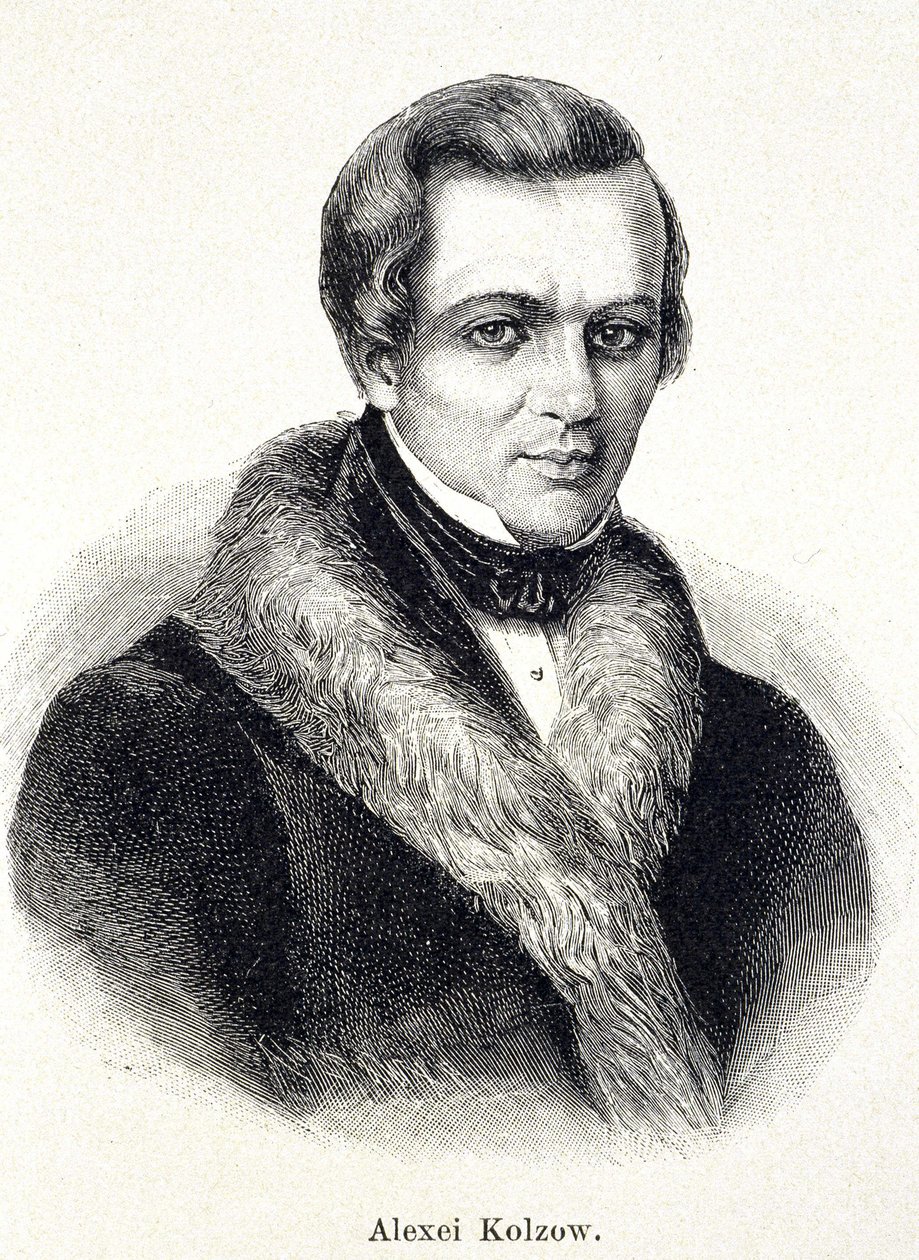 Retrato de Alexei Kolzow de Unknown artist