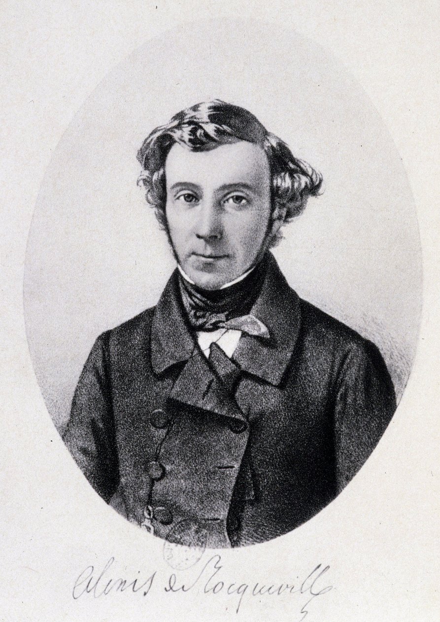 Retrato de Alexis de Tocqueville de Unknown artist