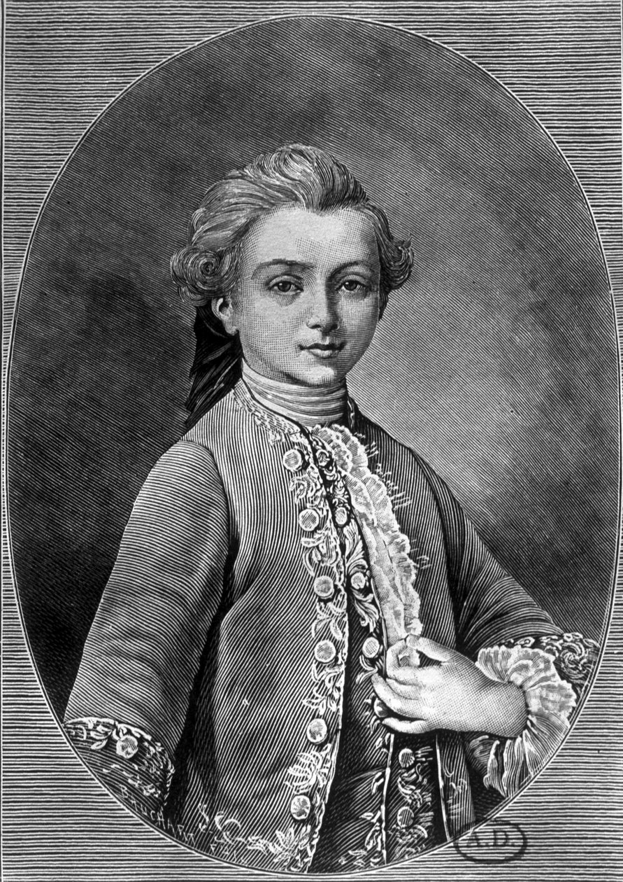 Retrato de André Chénier. de Unknown artist