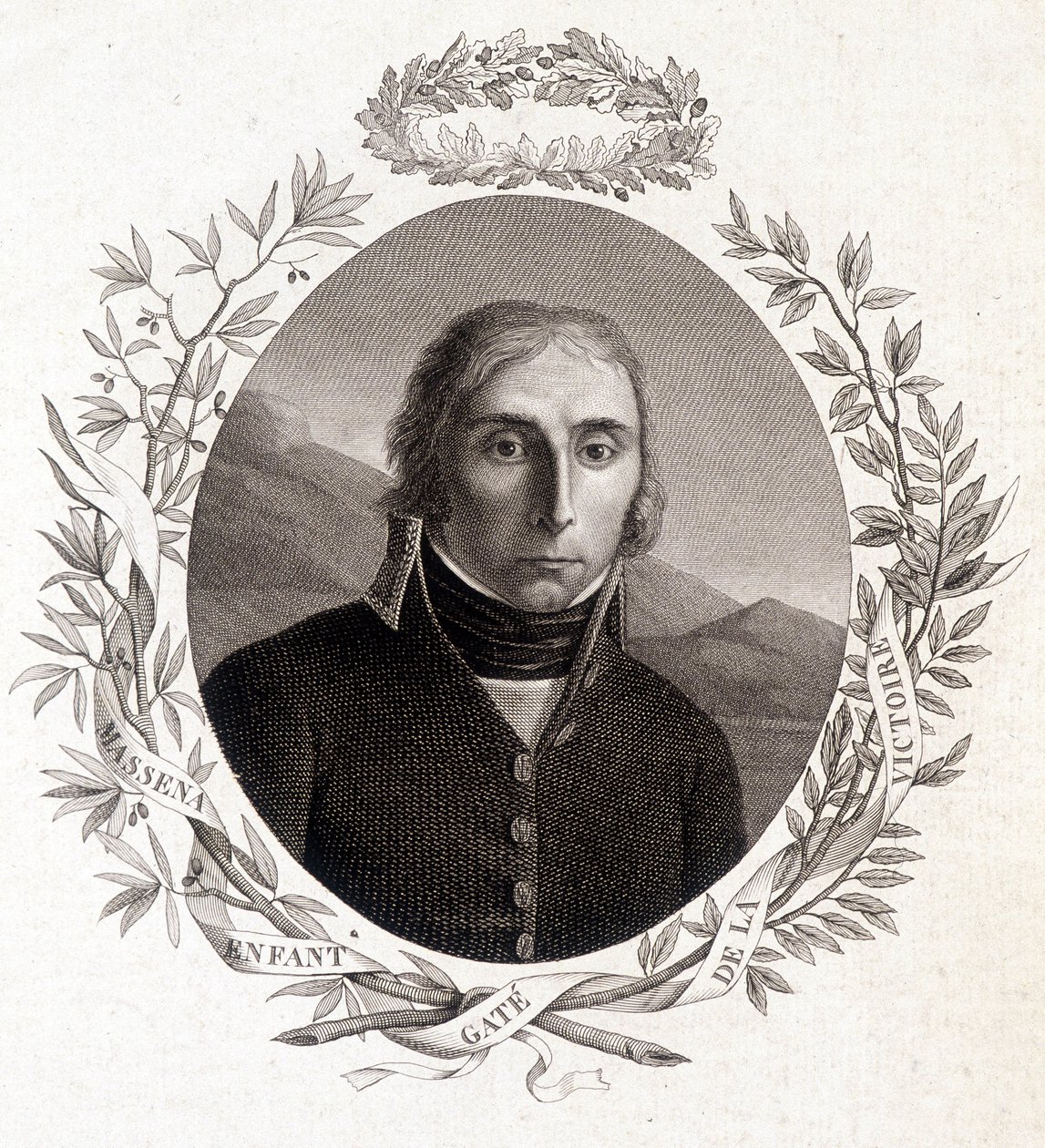 Retrato de André Massena (1756-1817) "Child Gate of Victory", marechal da França de Unknown artist