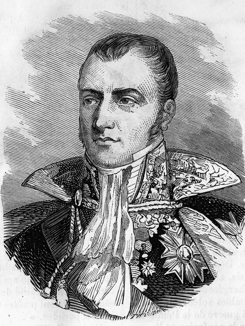 Retrato de Anne Jean Marie René SAVARY, Duque de Rovigo (1774-1833), general francês e político. de Unknown artist