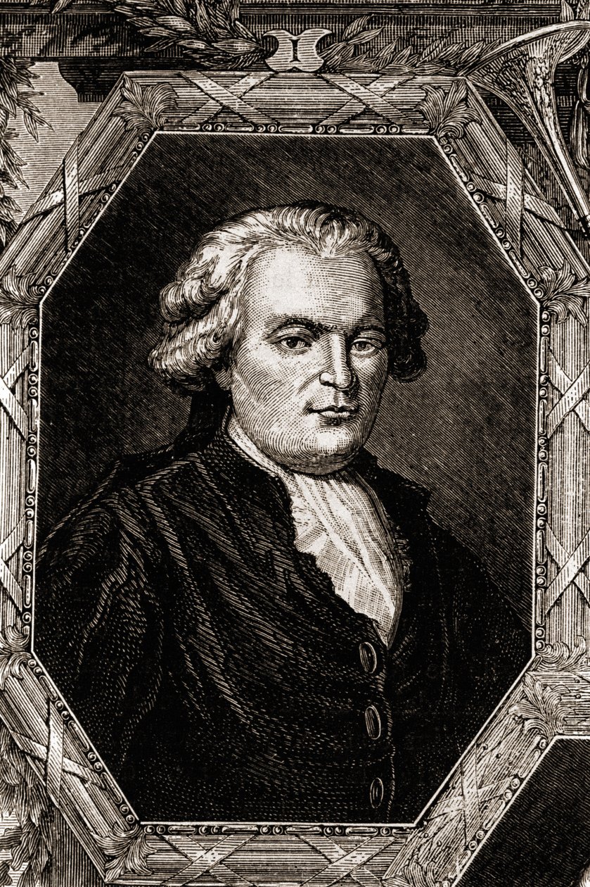 Retrato de Anthelme Brillat - Savarin. Magistrado e escritor francês (1755 a 1826), autor da Physiologie du goût (1826), coleção de reflexões sobre os prazeres da mesa. Jean Anthelme Brillat Savarin (Brillat-Savarin) (1755-1826) Gastrónomo francês de Unknown artist