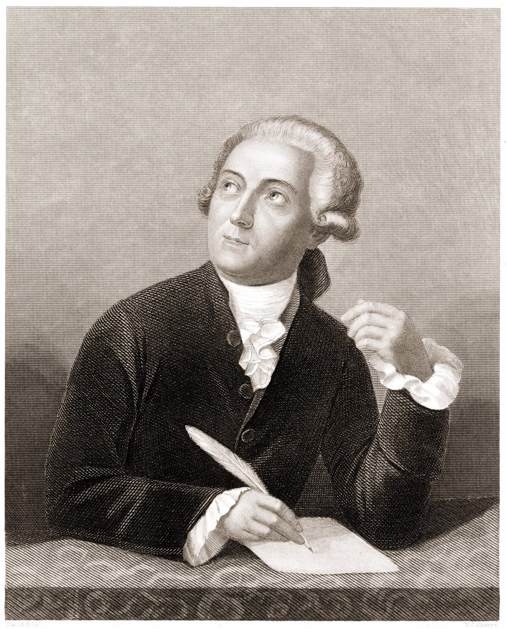 Retrato de Antoine Laurent de Lavoisier (1743 - 1794) de Unknown artist