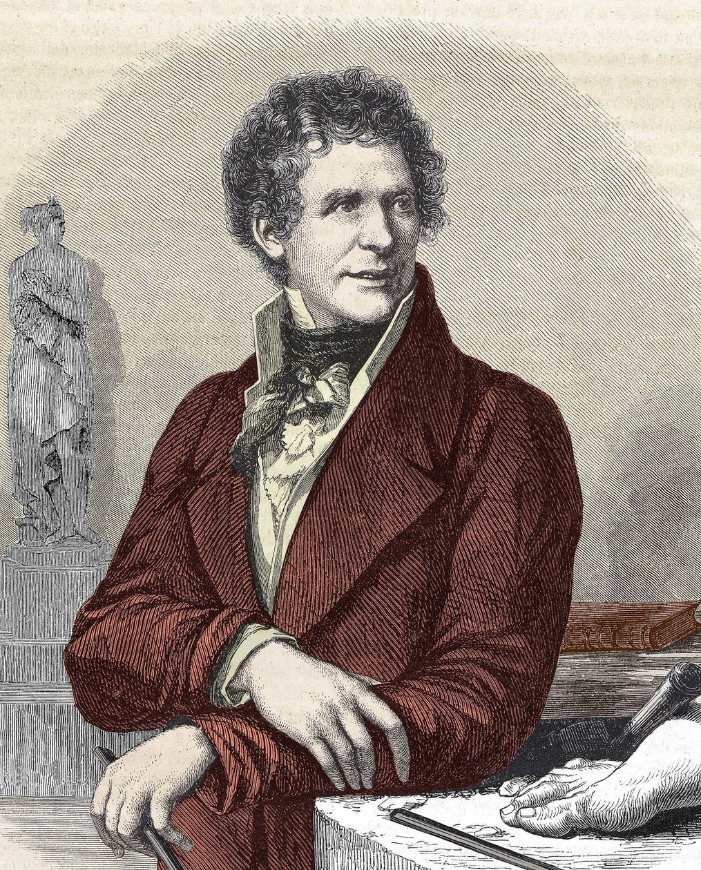 Retrato do escultor Antonio Canova (1757 - 1822) de Unknown artist