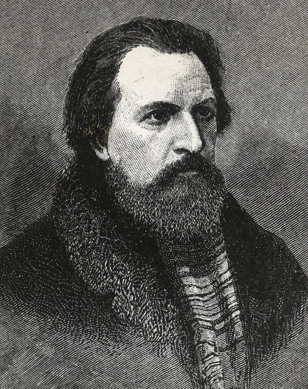 Retrato de Apollo Grigoryev (1822-1865) Poeta e crítico russo -Apollo Grigoriev poeta e crítico literário e teatral russo - de Unknown artist