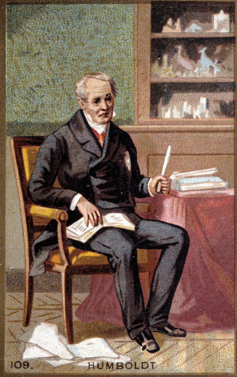 Retrato do Barão Alexander Von Humboldt (Alexandre de Humboldt de Unknown artist