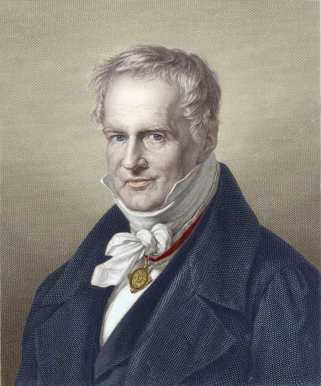 Retrato do Barão Alexander Von Humboldt (Alexandre de Humboldt de Unknown artist