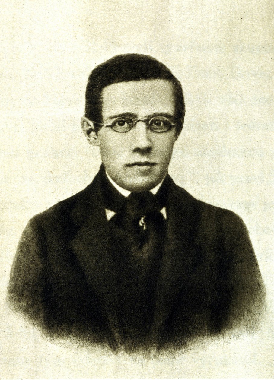 Retrato de Bedrich Smetana (1824-1884), compositor e pianista checo de Unknown artist