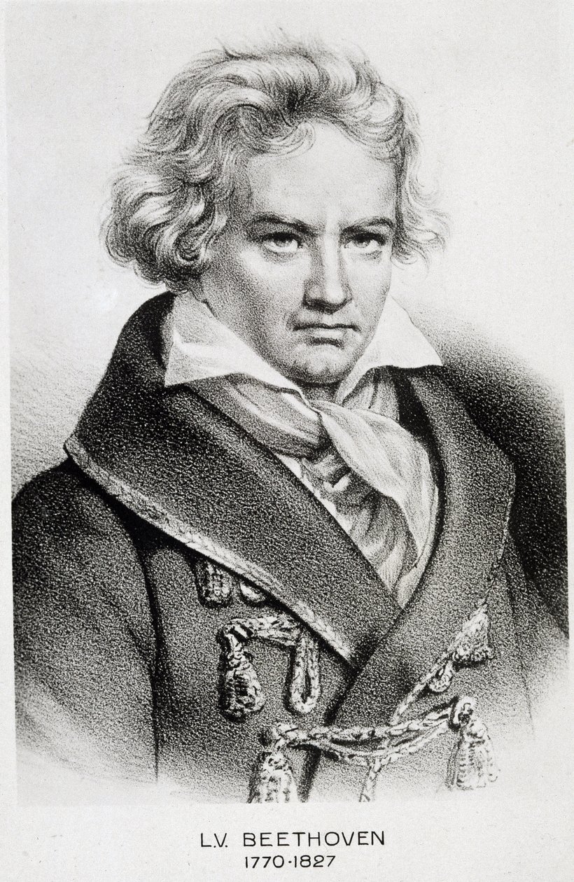 Retrato de Beethoven (1770 - 1827). de Unknown artist