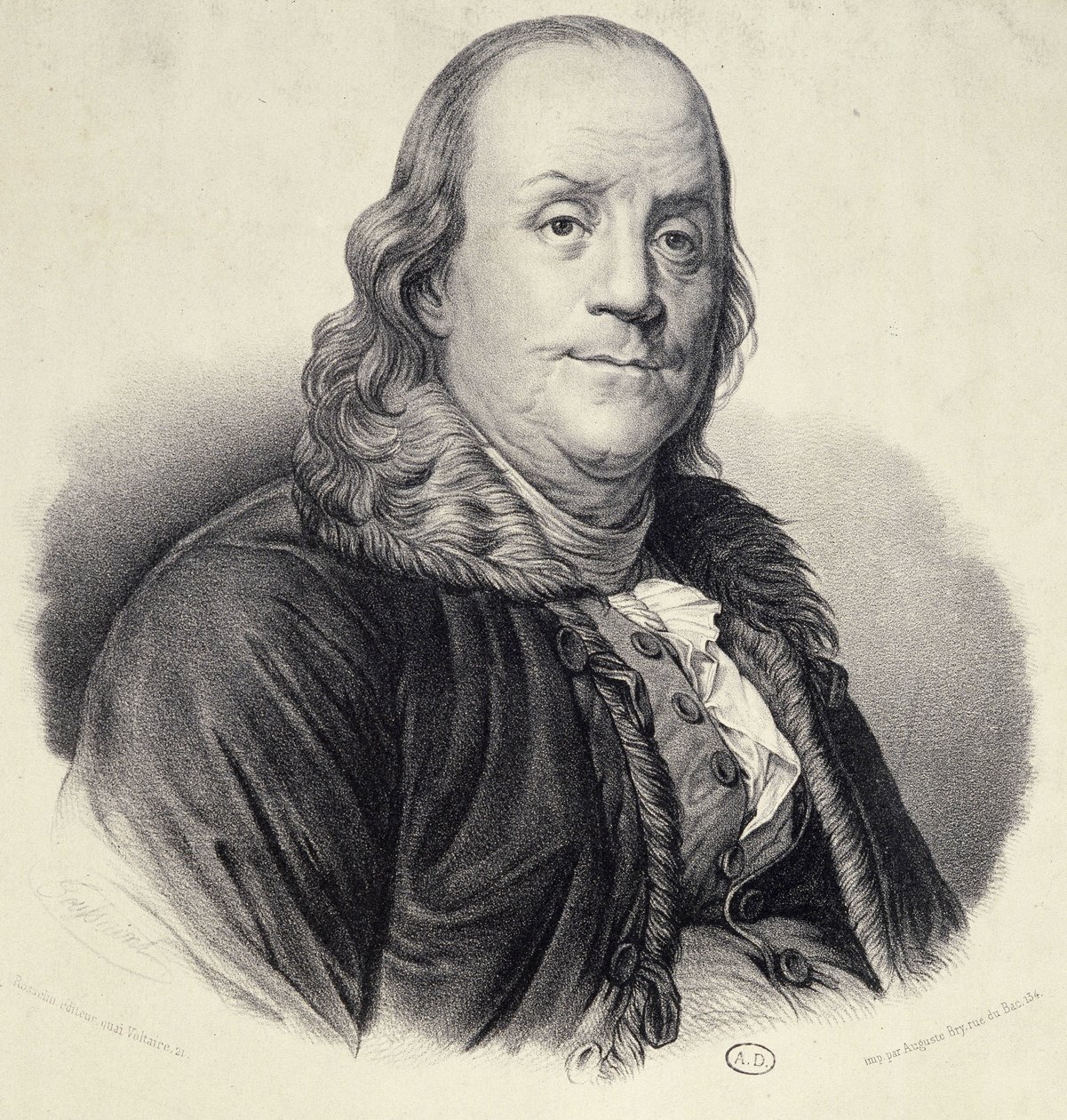 Retrato de Benjamin Franklin de Unknown artist