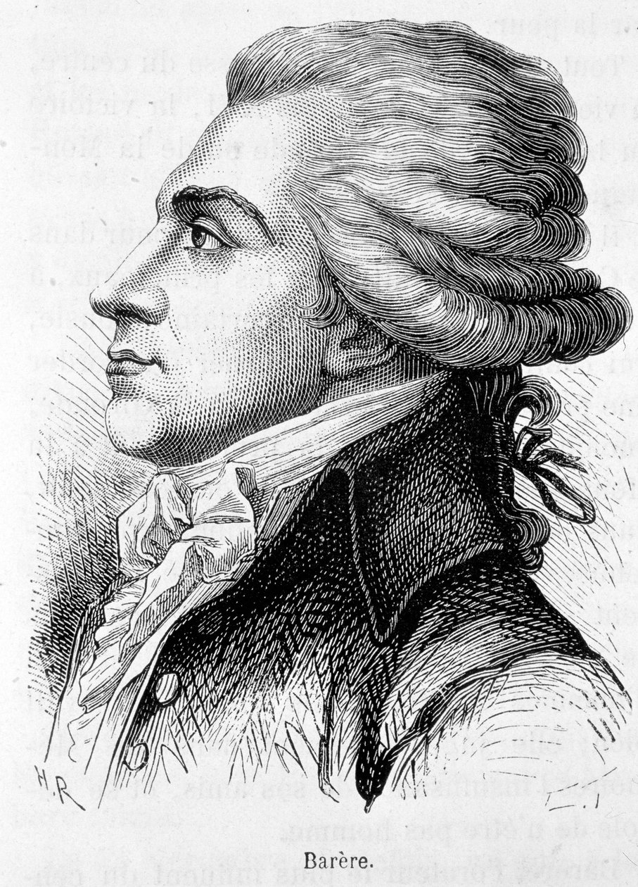 Retrato de Bertrand Barere de Vieuzac (1755-1841), político francês. de Unknown artist