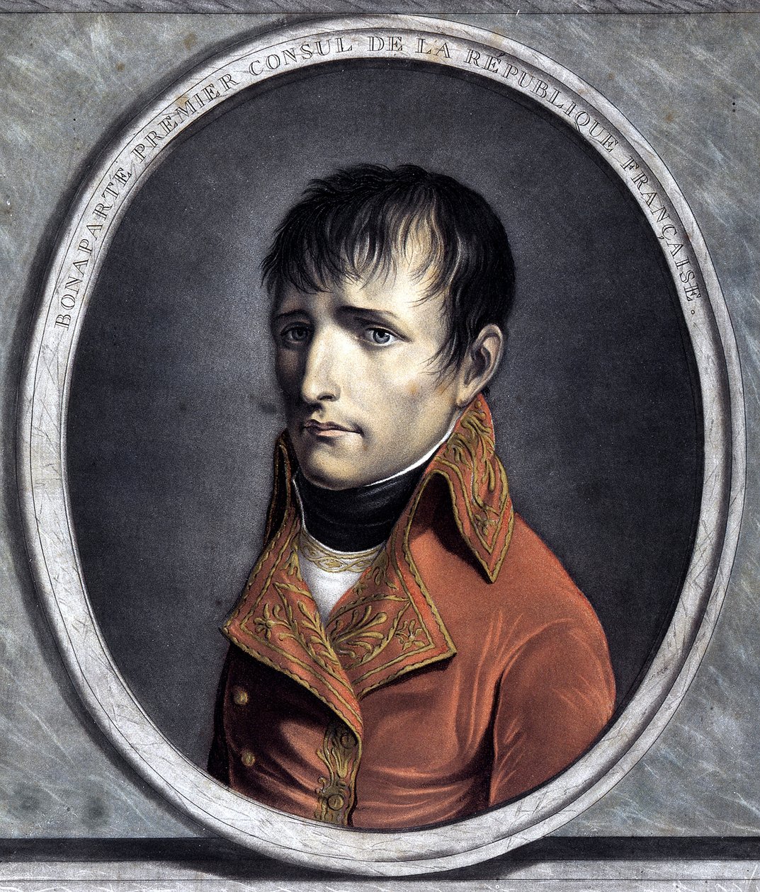 Retrato de Bonaparte Primeiro Cônsul da República Francesa. 1801 (ano X) de Unknown artist