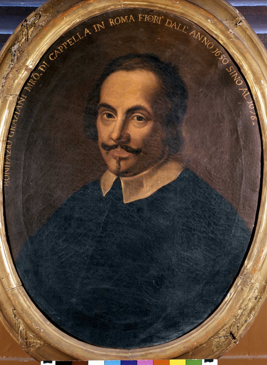 Retrato de Bonifazio Graziani (1604/1605-1664), compositor italiano. de Unknown artist
