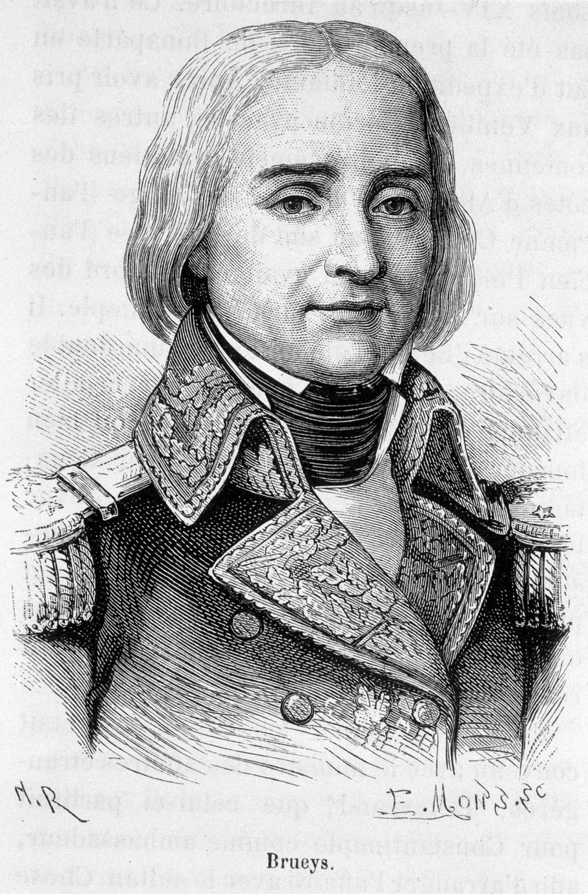 Retrato de Brueys d&39;Aigailliers, François Paul (1753-1798), vice-almirante francês, comandante da frota durante a expedição do Egito. de Unknown artist