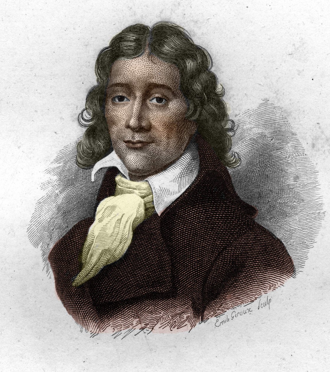 Retrato de Camille Desmoulins (1760-1794), publicista e político francês, gravura do século XIX de Unknown artist