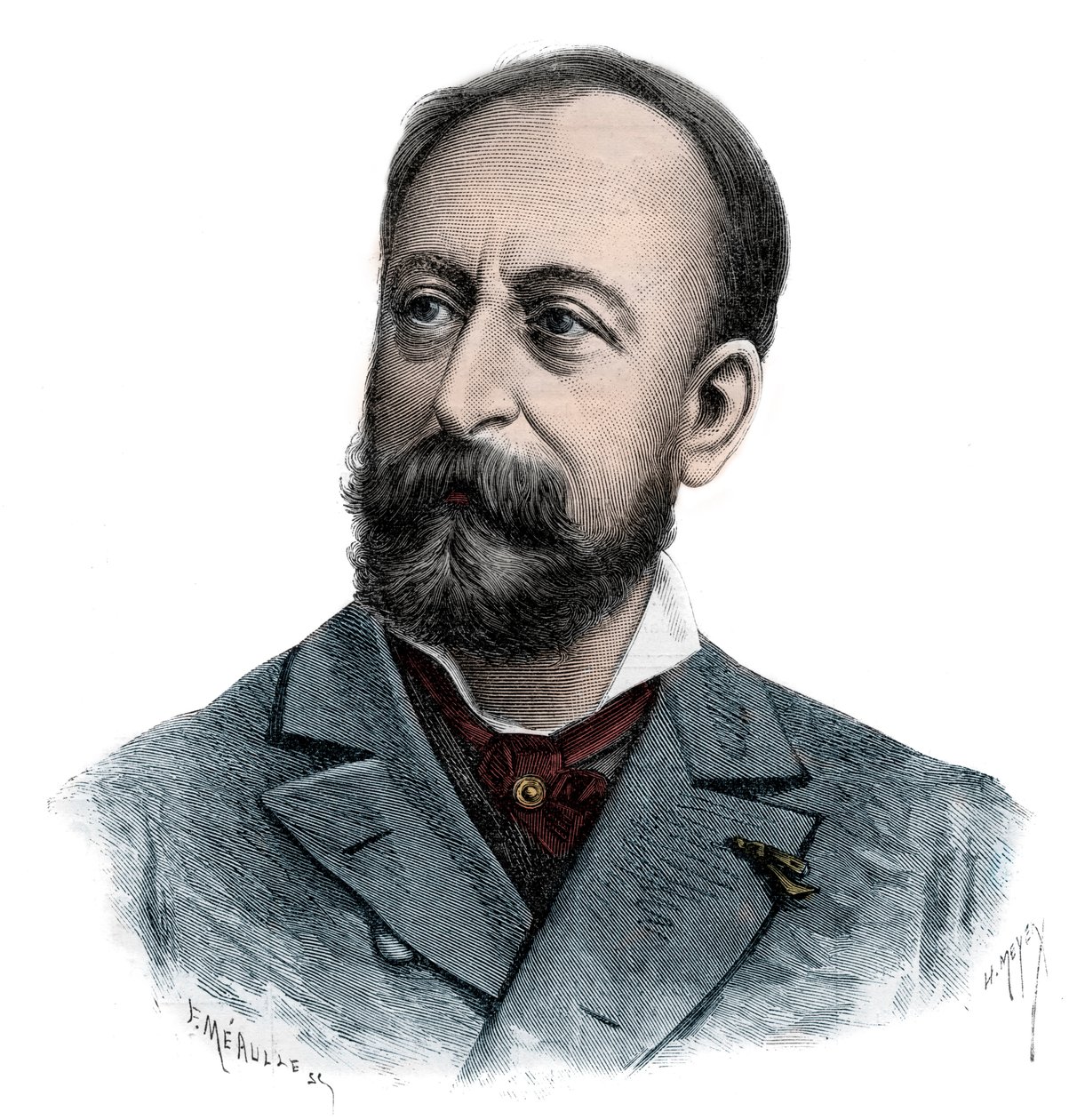 Retrato de Camille Saint-Saens (Saint Saens de Unknown artist