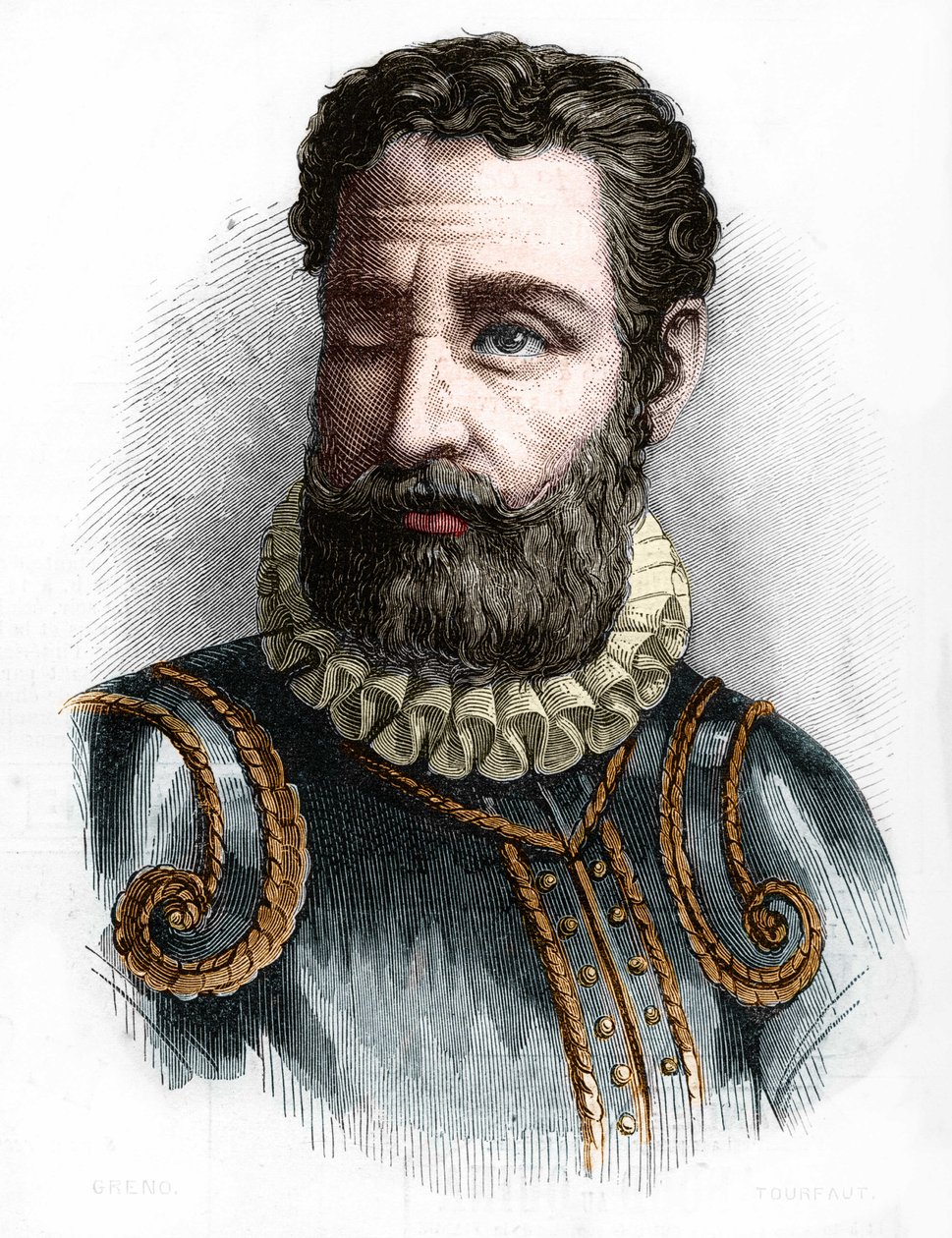 Retrato de Camoens Luis Vaz de Camoens, poeta português (1525-1580). de Unknown artist