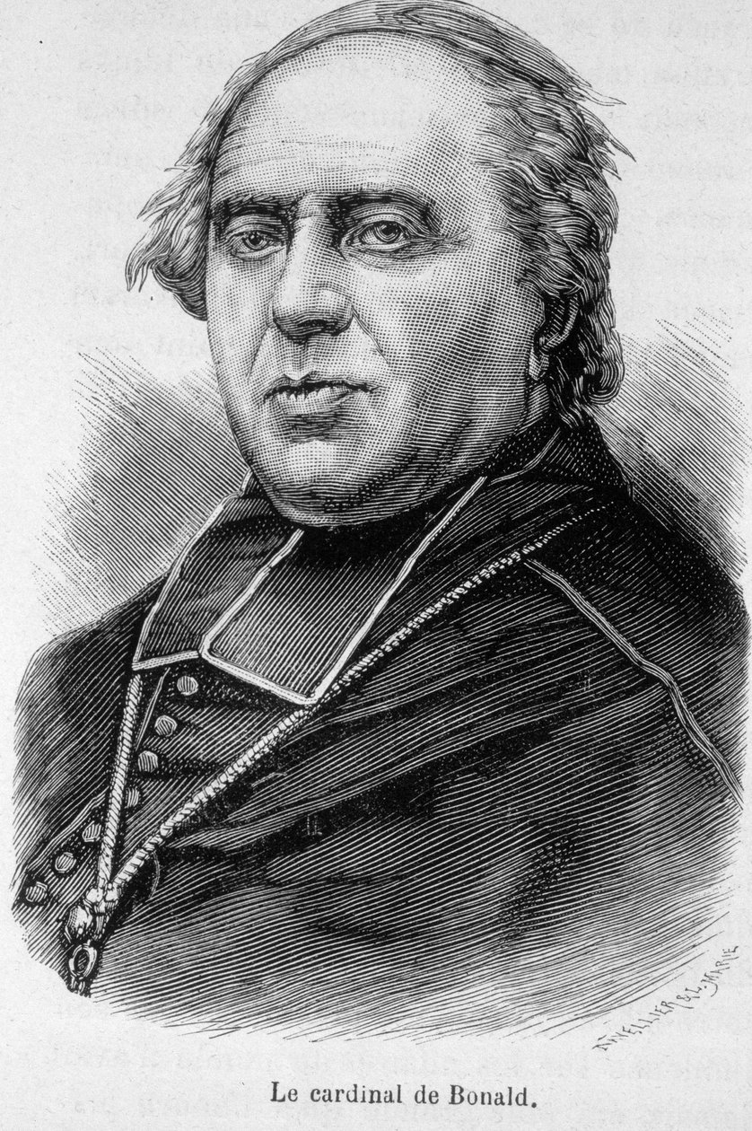 Retrato do Cardeal Bonald de Unknown artist