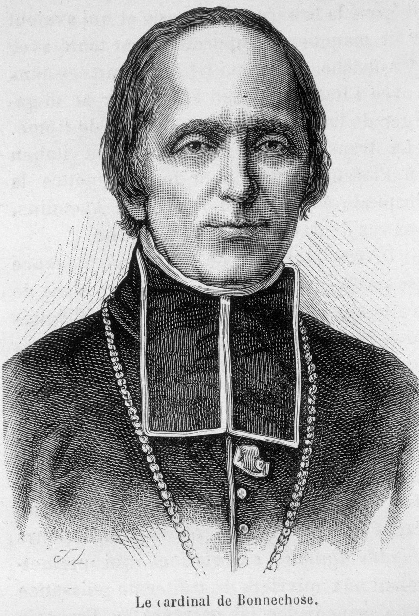 Retrato do Cardeal de Bonnechose de Unknown artist