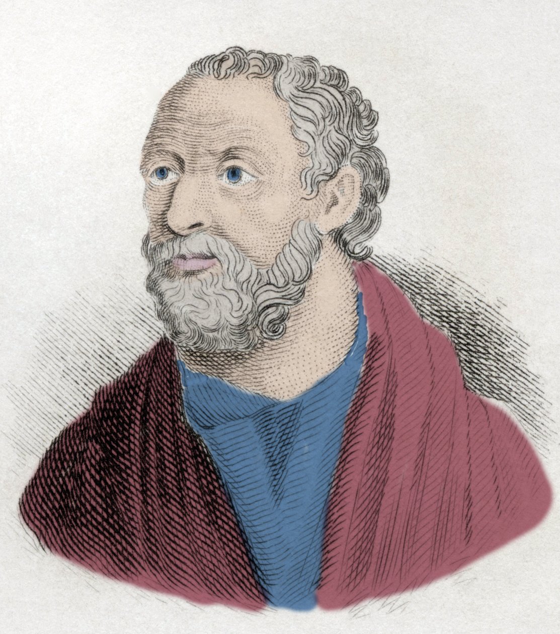 Retrato de Carneade (219-128 AC) Filósofo grego. de Unknown artist