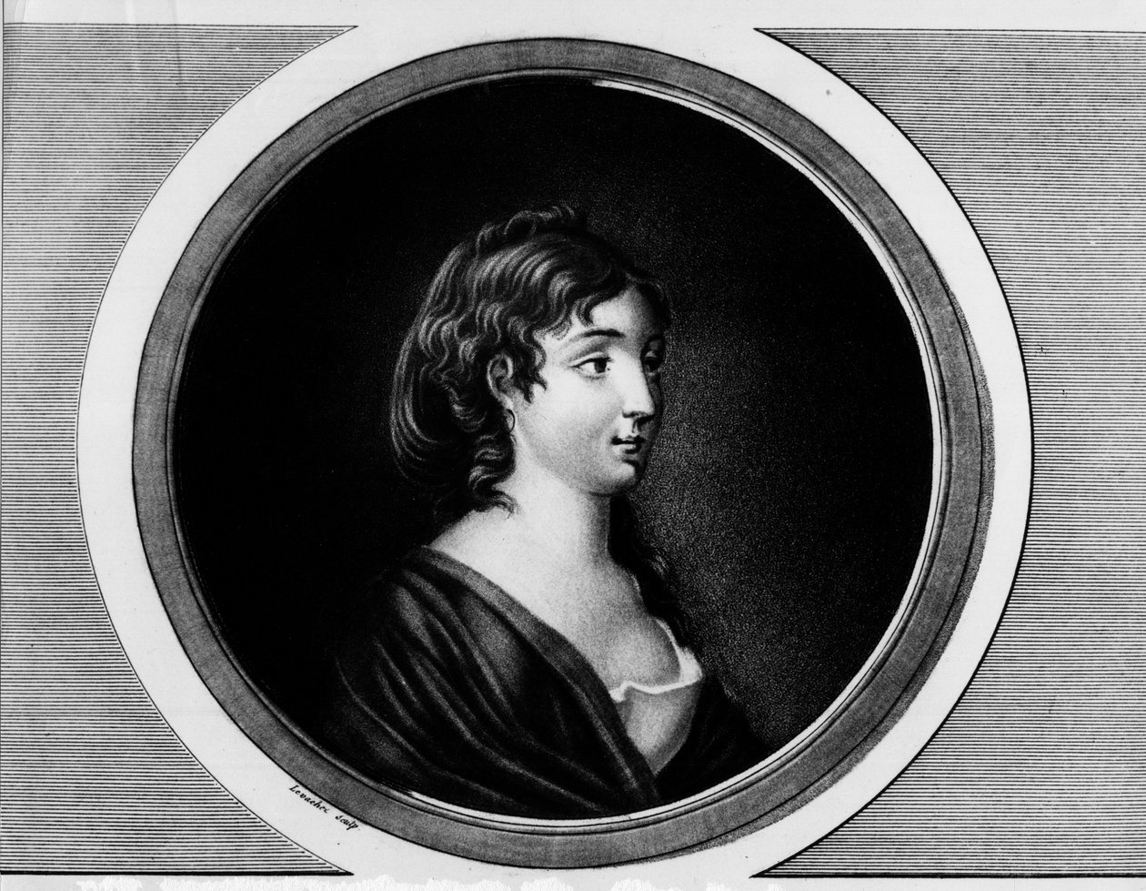 Retrato de Cecile-Aimee Renault (Aimee-Cecile ou Aimee Cecile Renaud) de Unknown artist