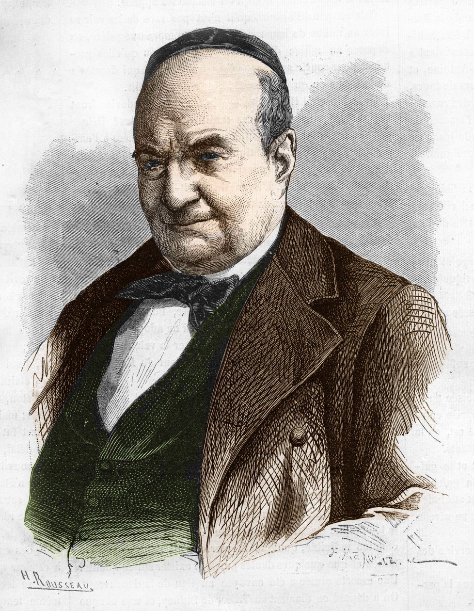 Retrato de Charles Augustin Sainte Beuve (1804 - 1869) (Sainte-Beuve), escritor, jornalista e crítico literário. de Unknown artist
