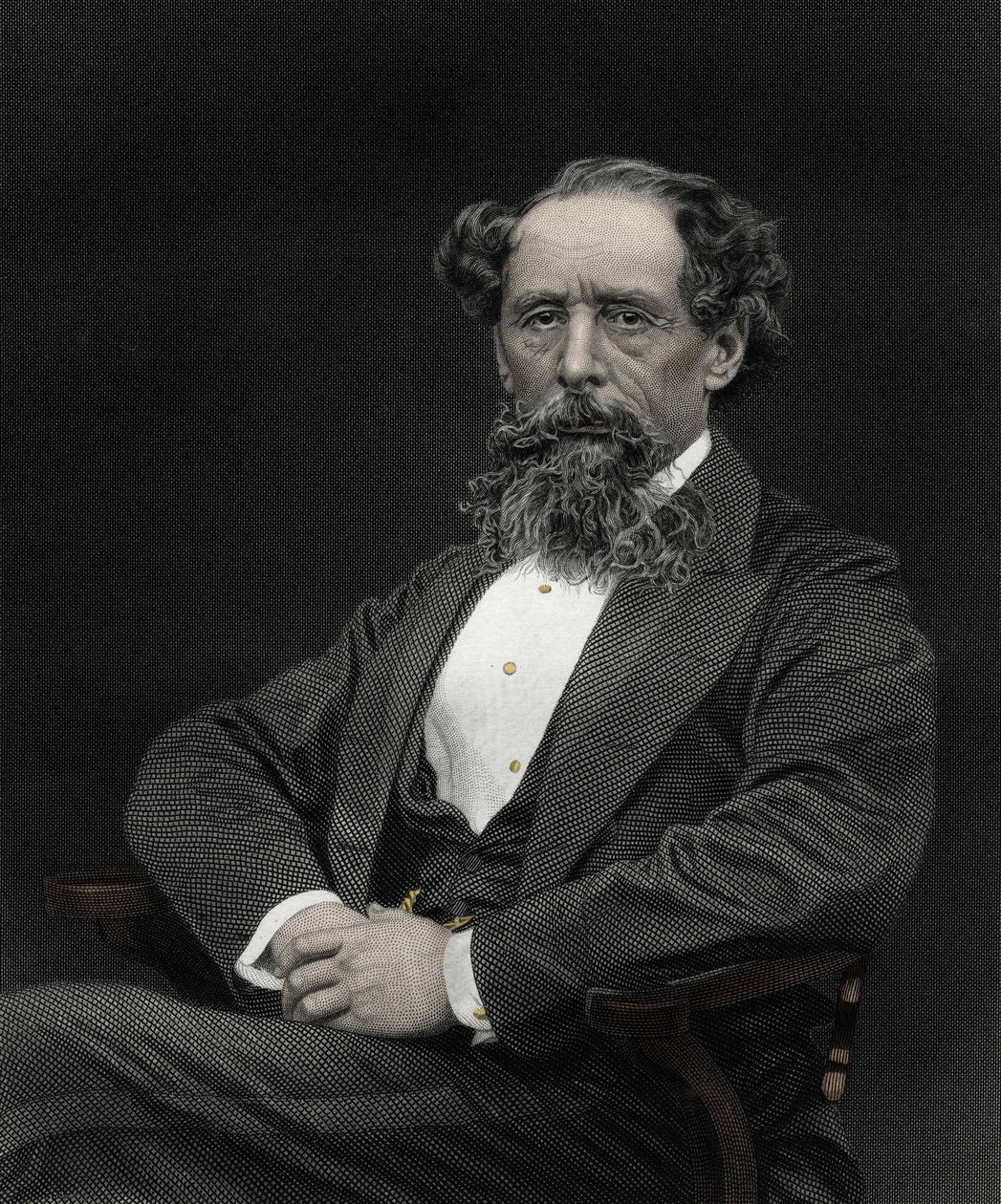 Retrato de Charles Dickens (1812-1870), escritor inglês. de Unknown artist