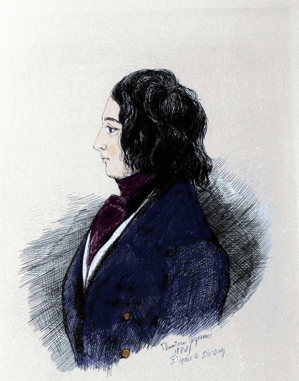 Retrato de Charles Dickens (1812-1870), escritor inglês. de Unknown artist