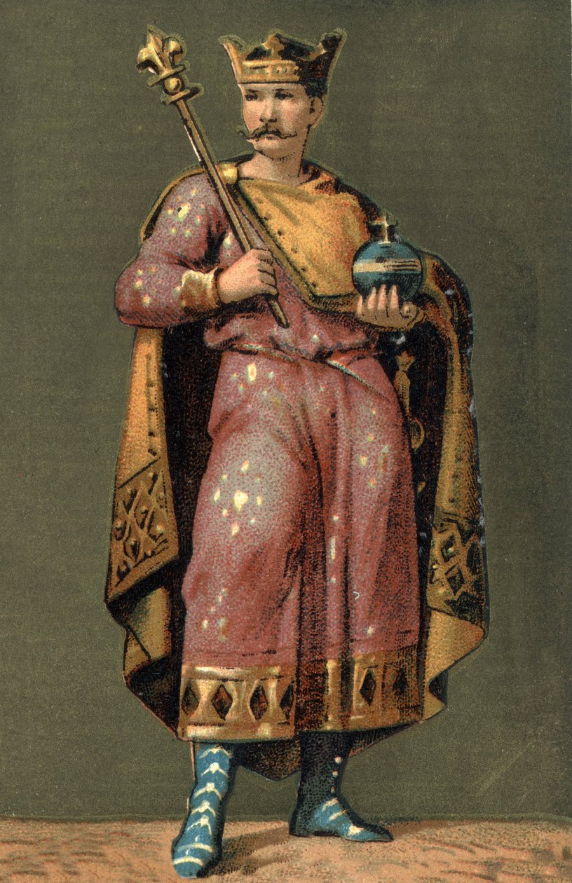 Retrato de Carlos II, o Careca (823 - 877), Rei de França. de Unknown artist
