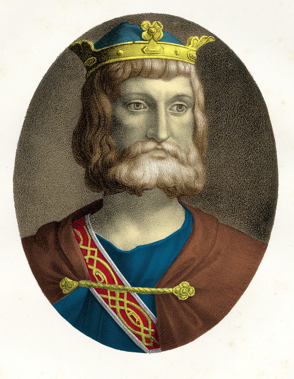 Retrato de Charles Martel (688-741) de Unknown artist