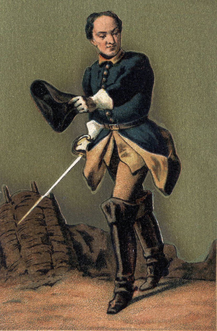 Retrato de Carlos XII (1682 - 1718), Rei da Suécia. de Unknown artist