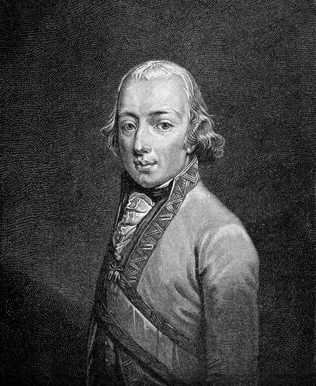 Retrato de Carlos de Habsburgo, conhecido como Arquiduque Carlos (1771-1847), general austríaco. de Unknown artist