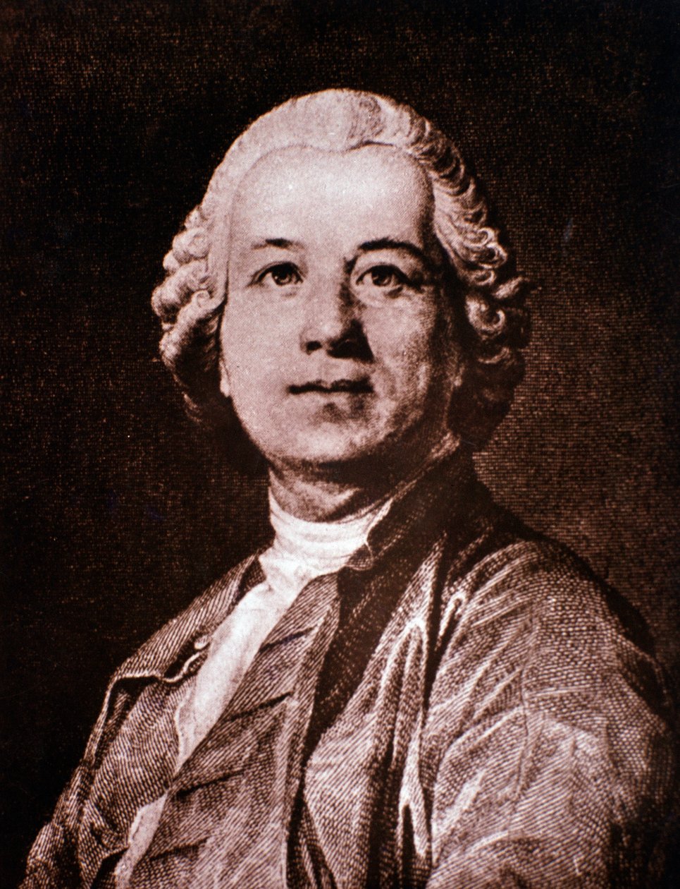 Retrato de Christoph Gluck (gravura) de Unknown artist