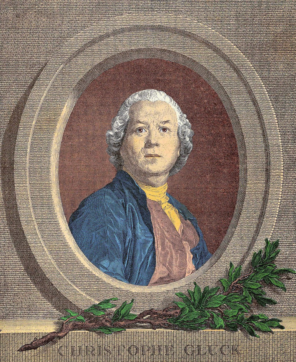 Retrato de Christoph Willibald, cavaleiro VON GLUCK (1714 - 1787) Compositor alemão de Unknown artist