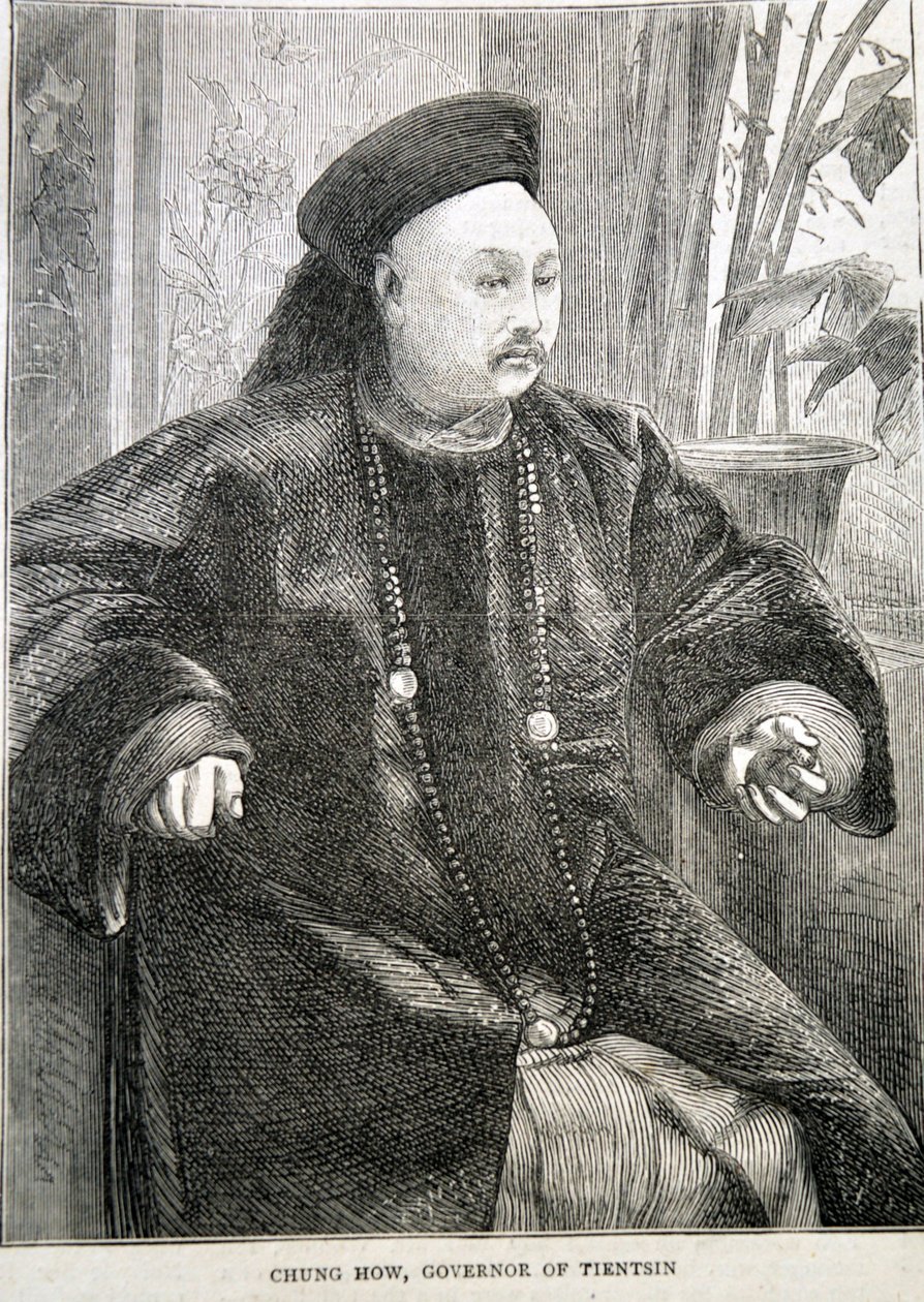 Retrato de Chung How de Unknown artist