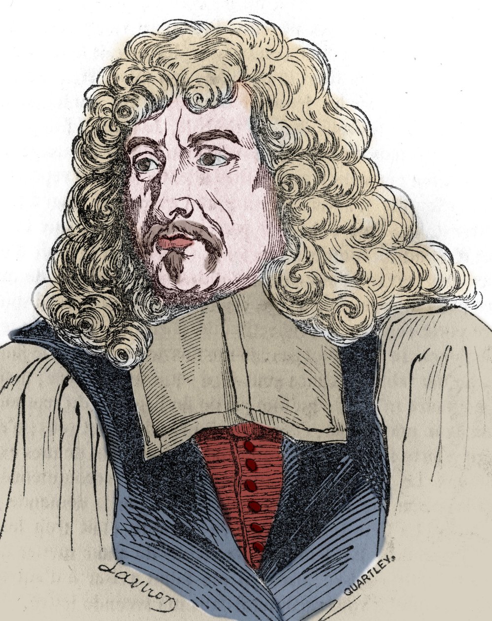Retrato de Claude Ballin (1615-1678) cabeça de ouro do regimento de Luís XIV. de Unknown artist