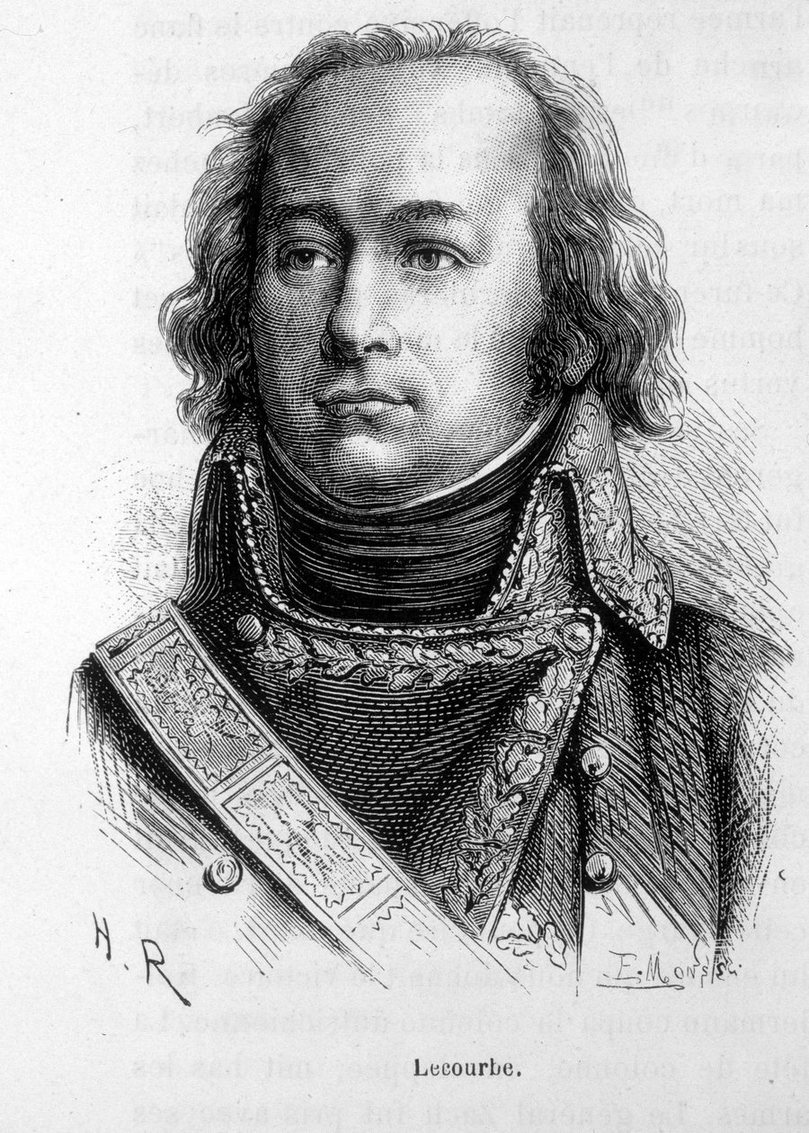 Retrato de Claude Jacques Lecourbe, general francês (1759 -1815). de Unknown artist