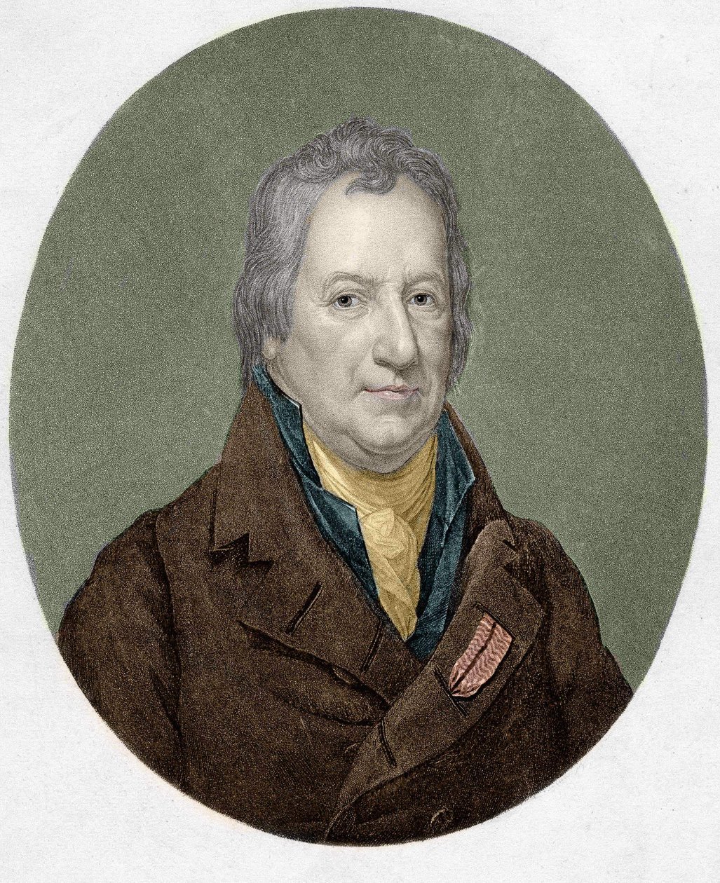 Retrato de Claude Louis, Conde Berthollet (1748 - 1822), químico francês. de Unknown artist