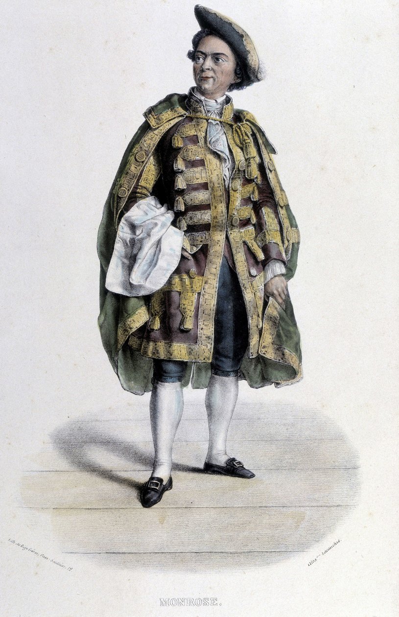 Retrato de Claude Louis Seraphin Barizain (ou Barisain), dit Monrose de Unknown artist