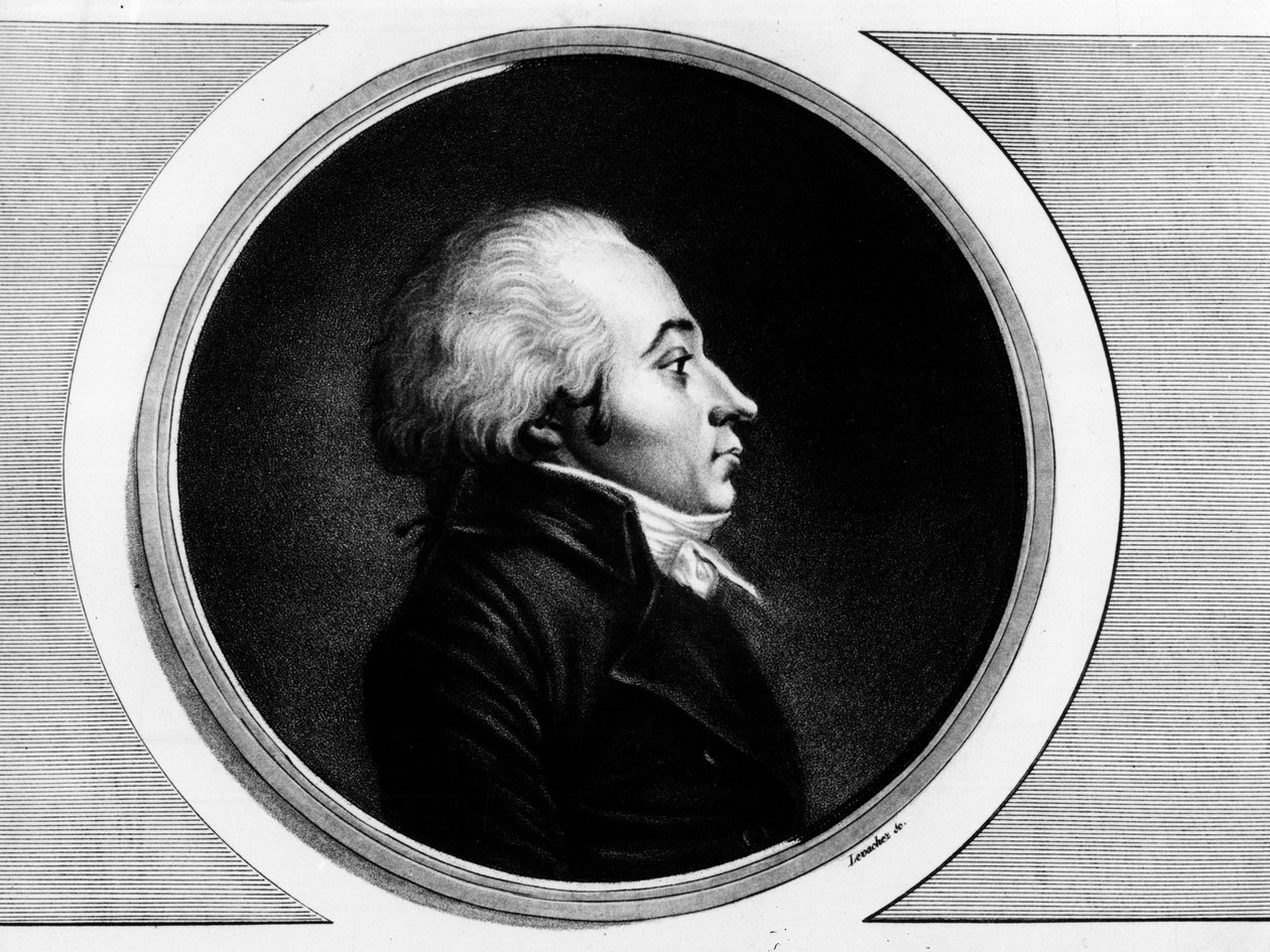 Retrato de Claude Roberjot (1752-1799), deputado de Saone-et-Loire na Convenção Nacional. Gravura em "Colecção completa de pinturas históricas da revolução francesa, em três volumes". 1804. de Unknown artist