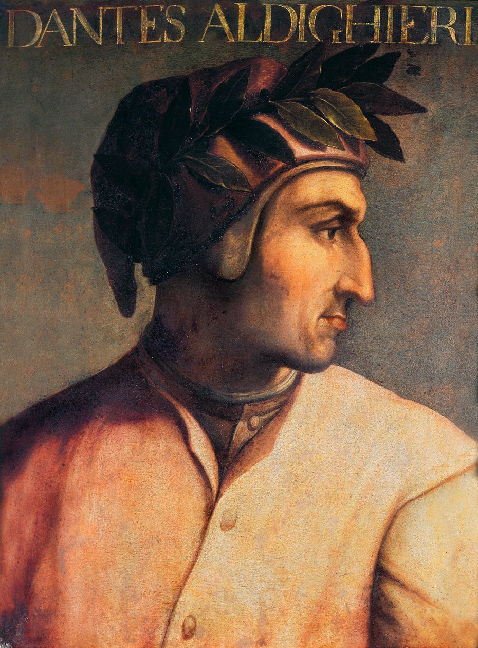 Retrato de Dante Alighieri (1265-1321) de Unknown artist