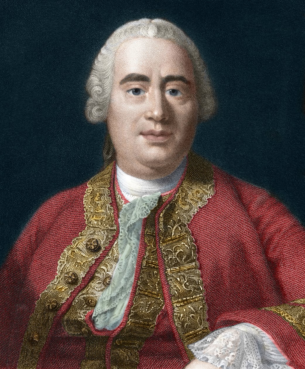 Retrato de David Hume, filósofo escocês (1711-1776) - David Hume (1771-1776) filósofo e historiador escocês de Unknown artist