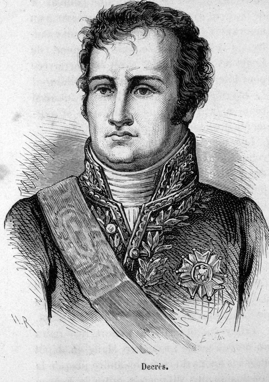 Retrato de Denis Decres (1761-1820) marinheiro francês. de Unknown artist