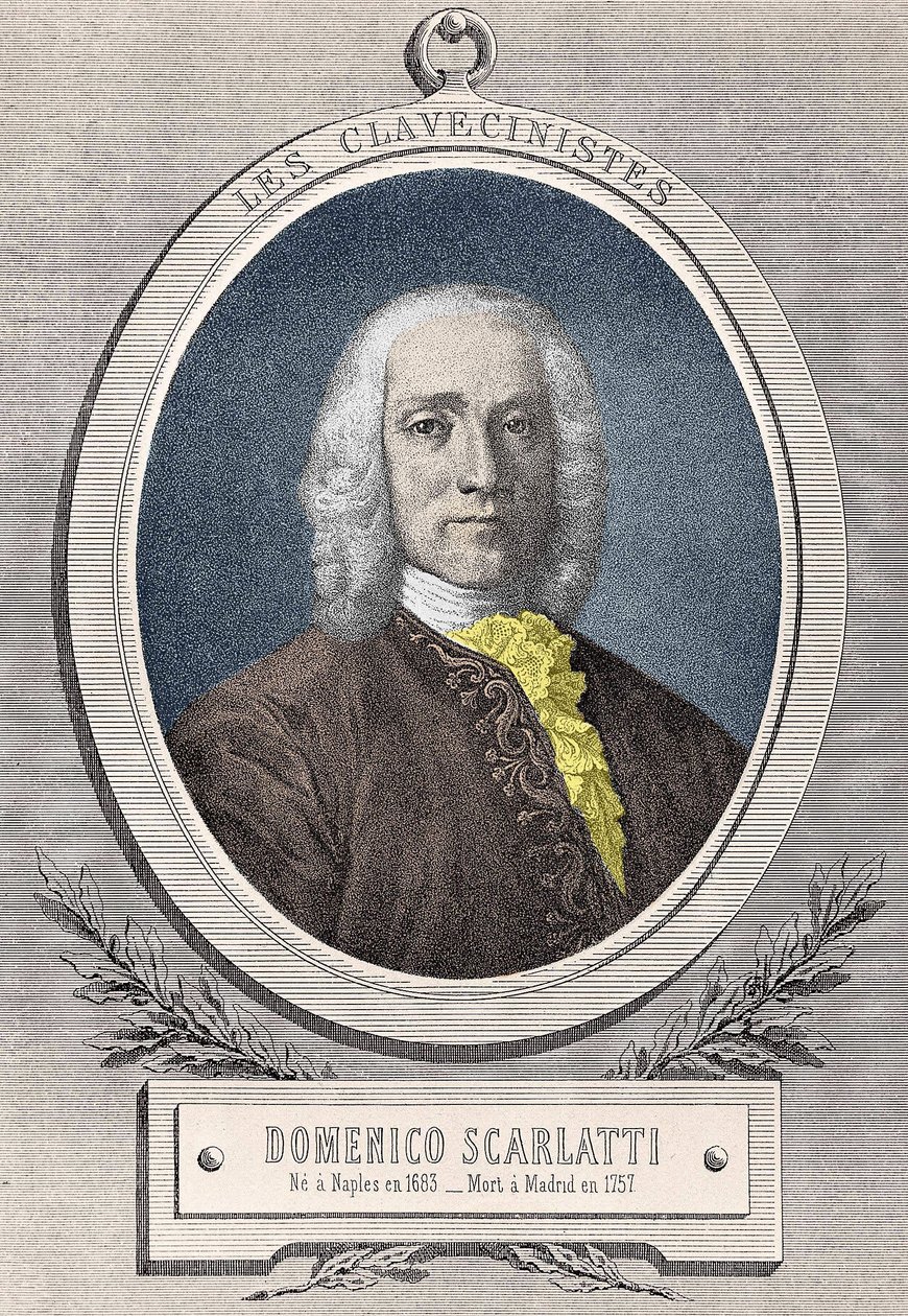 Retrato de Domenico Scarlatti (1685 - 1757) Compositor italiano de Unknown artist