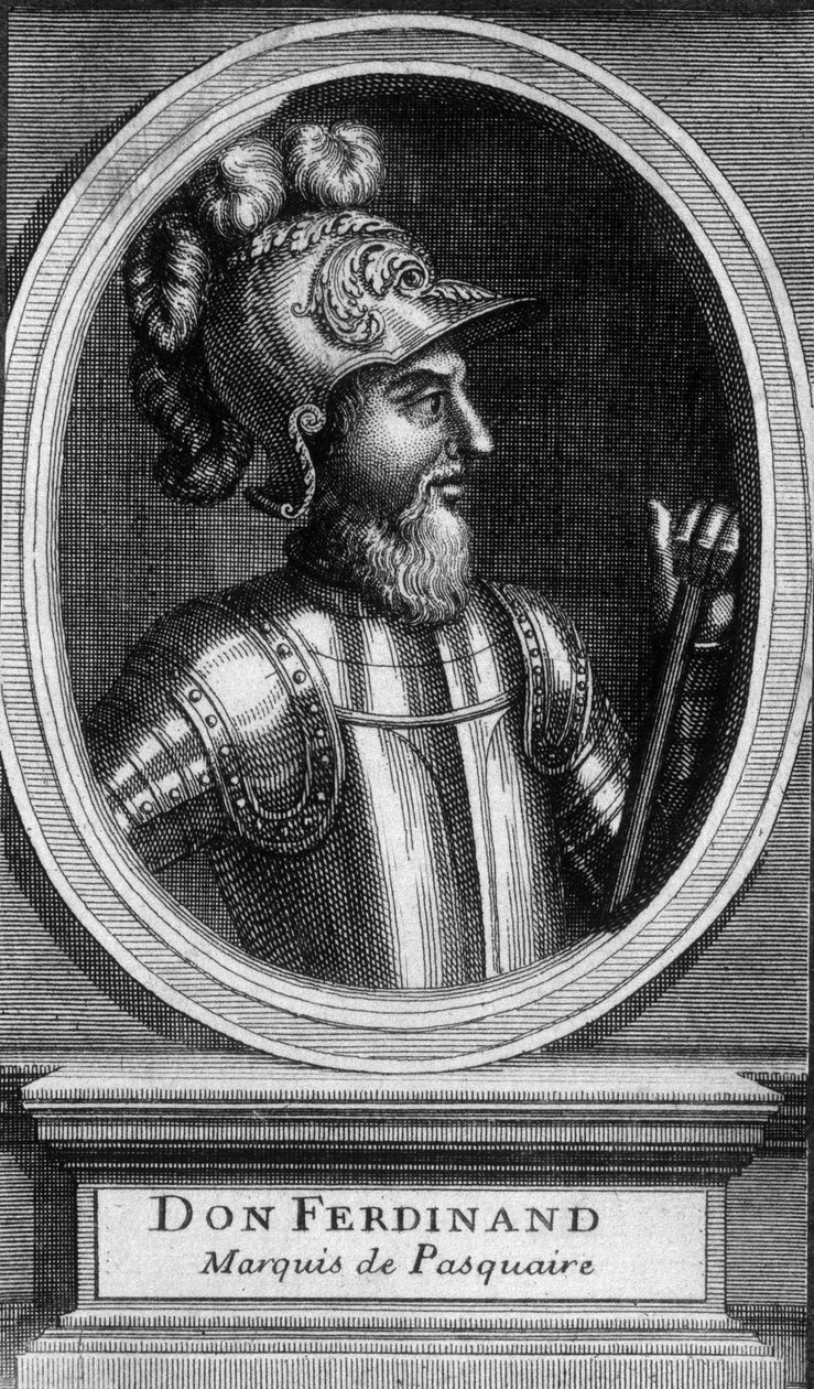 Retrato de Don Ferdinand, Marquês de Pasquaire - n.d. de Unknown artist