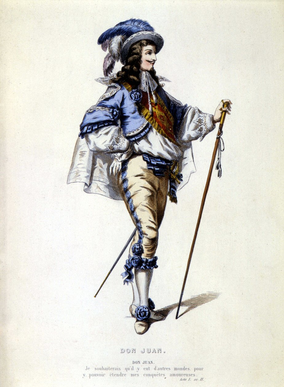 Retrato de Don Juan em pé, sd. Século XIX de Unknown artist