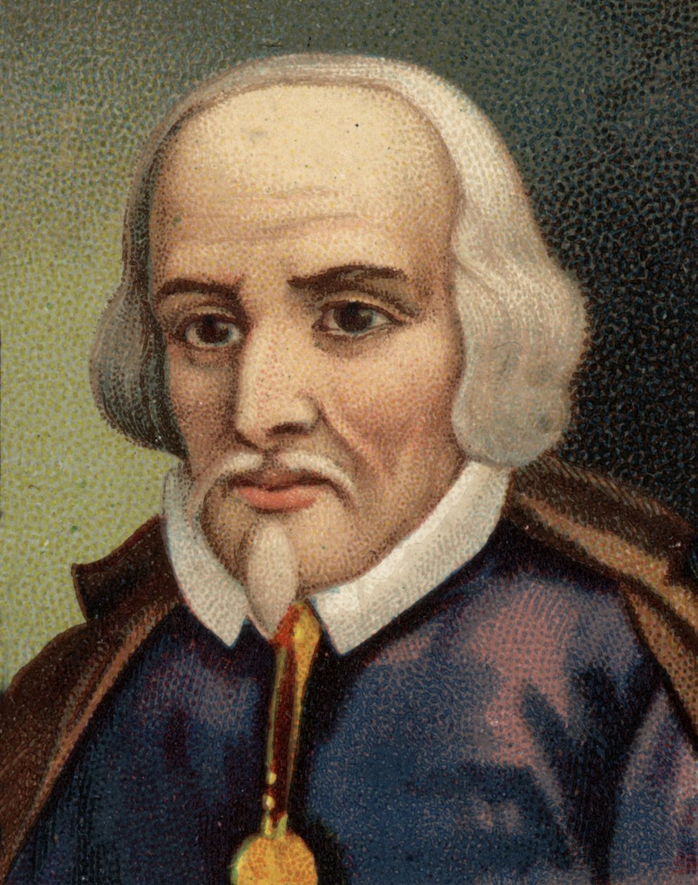 Retrato de Don Pedro Calderon de la Barca (1600-1681), poeta dramático espanhol. de Unknown artist