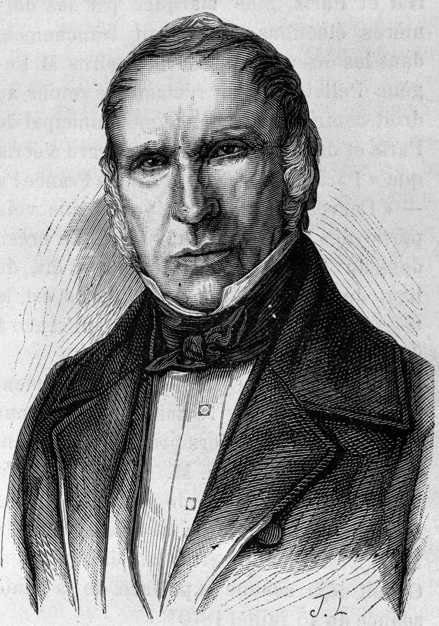 Retrato de Dupin Ainé (1783 - 1865). Gravura do final do século XIX em "Histoire de France" de H. Martin. de Unknown artist